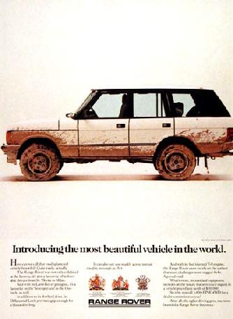 Range Rover Advertisement